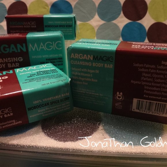 Argan Magic Cleansing Body Bar Soap Bar 8oz 227g - Picture 3 of 4